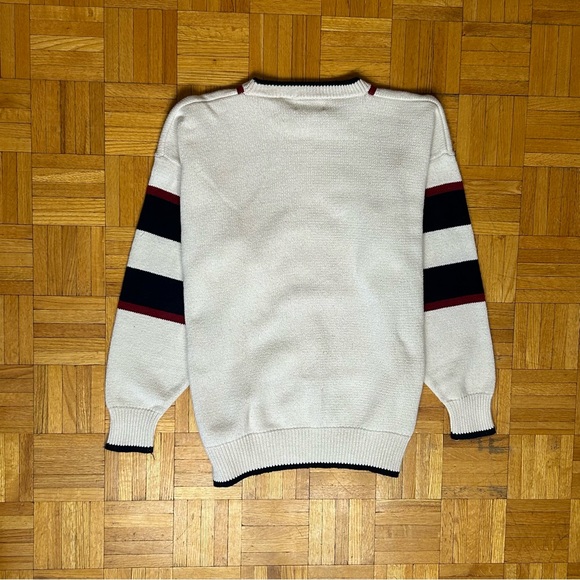 Cotton Traders Blue Red White Star Mens Large Sweater - Picture 2 of 6